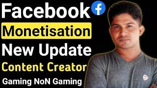 Facebook Monetization Big Update | Facebook Page Monetization | Technical Ziko |