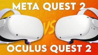 What's the difference? - Meta Quest 2 vs Oculus Quest 2 EXPLAINED