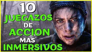 10 MEJORES JUEGOS de ACCION mas INMERSIVOS