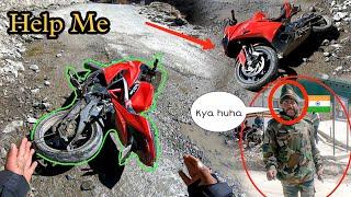 My Bike Damage in Remote Area  || Niti valley Ride on RR310 || Joshimath to niti valley