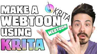 How to Make a Webtoon Using Krita - Tutorial for Canvas and Originals