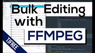 How to edit multiple videos at once using FFMPEG