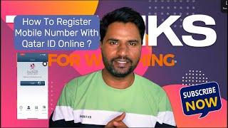 How To Register Mobile Number With Qatar ID | Hassam Vlogs