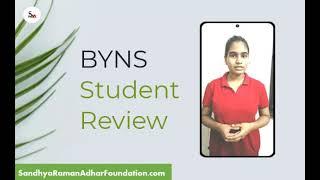 BNYS Student Review - Sandhya Raman Adhar Foundation