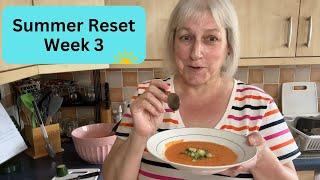 Making Gazpacho Soup & Summer Reset Update