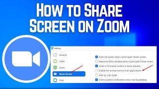 How to Share Screen on Zoom