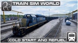 Train Sim World - Cold Start & Refuel [CSX Heavy Haul]