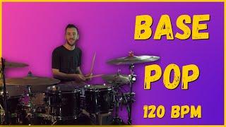 BASE de BATERÍA para IMPROVISAR POP 120 bpm 