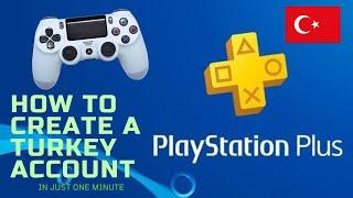 How to create a Turkey PlayStation Account / Turkey PSN Account