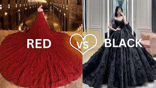 Red vs black   #trending #heels #video