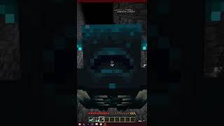 Minecraft Warden jump scare!! #minecraft #minecraftshorts