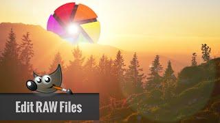 How to edit RAW files with GIMP... and darktable