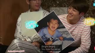 [ENG SUB] BTS reaction to their baby pictures | Home party 2017