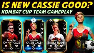 MK Mobile. I Played Kombat Cup Cassie Cage... Is She Worth It? Honest Opinion and Review.