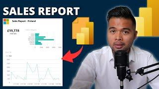 Create a BASIC SALES REPORT with PAGINATED REPORTS in Power BI // A Step by Step Guide