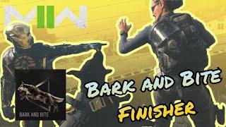 Bark And Bite Finishing Move ( BLACKCELL DOG FINISHER) | Modern Warfare II | Season V