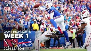 Arizona Cardinals vs Buffalo Bills | NFL 2024 Week 1 Game Highlights