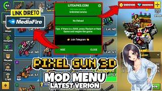 NEW! PIXEL GUN 3D MOD MENU | GAMEPLAY + INSTALAÇÃO 2023®