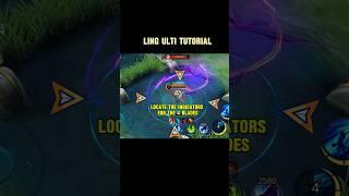 Ling ultimate tutorial! #mlbb #mlbbshorts #shorts #ling #tutorial