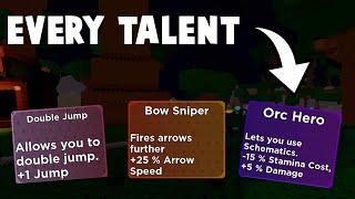 (ROBLOX Shadovia) How To Obtain Every SINGLE TALENT!