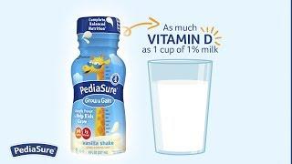 How much vitamin D is in PediaSure Grow & Gain?