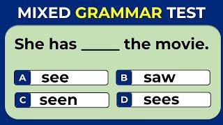 Mixed English Grammar: Can You Achieve A Perfect Score Of 30/30? #1