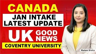 The Visa Offic Unveils Fresh News: Canada's Jan Intake and Coventry University UK!