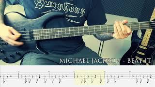 MICHAEL JACKSON - Beat it [BASS COVER + TAB]