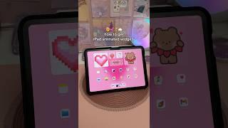 how to get iPad animated widgets  homescreen aesthetic | apple iPad apps | iPad tutorial | TapeKit