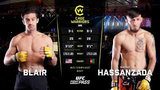 Cage Warriors 165: Chasen Blair vs Ahmad Hassanzada | December 15th, 2023