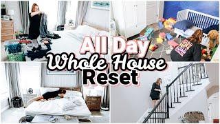 All Day Whole House Clean With Me 2023 House Reset After a Busy Week