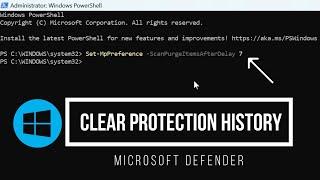 How to Clear the Microsoft Defender Protection History via PowerShell - Windows 10/11/12 Tips