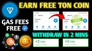 Free TON Coin For Hamster Kombat | Free Toncoin Kaise Kamaye | Withdrawal |TON Mining|Free Ton Claim