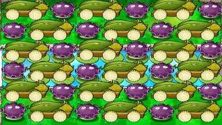 Cob cannon and Gloom shrooms Challenge in pvz puzzle endless FULL GAMEPLAY  #pvsz #endlesssurvival