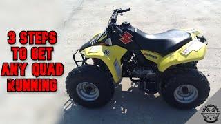 3 common reasons your Lt Suzuki quad will not start.