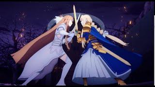 Asuna vs Alice | Sword Art Online War of Underworld Episode 10