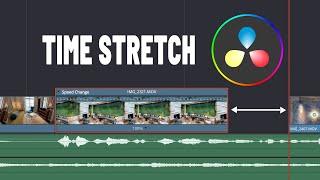 Time Stretch Tool for DaVinci Resolve explained in 1 minute #timestretch