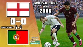 PES 2021 - FRIENDLY MATCH ENGLAND 2006 VS PORTUGAL 2006