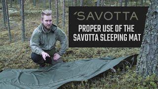 Proper use of the Savotta Sleeping Mat