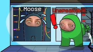 Among Us HIDE and SEEK! (Unspeakable vs Moose vs Shark)