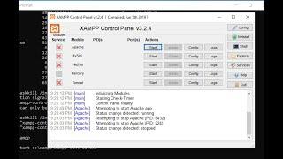 Auto start XAMPP server at startup.