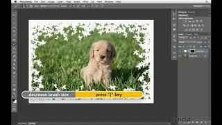 Photoshop Tutorial - How to create custom borders