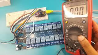 How to Measure Current using Digital Multimeter | 16 Channel Relay Module