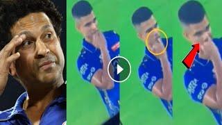 Arjun Tendulkar Was Caught Eating His Own Mucus | GT VS MI | Crickaith