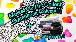 NEW SKETCHBOOK REVIEW! | I review the Moleskine sketchbook | I might be a sketchbook hoarder!