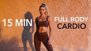 15 MIN FULL BODY CARDIO - burn lots of calories / No Equipment I Pamela Reif