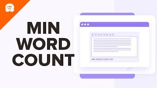 How to Set a Minimum Word Count for WordPress Posts