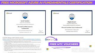 Free Microsoft Azure Fundamentals Certificate and Azure AI Certification