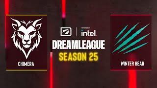 Dota2 - CHIMERA vs Winter Bear - DreamLeague Season 25 - MESWA - Closed Qualifier