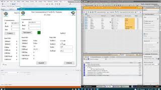 Communication GUI C# with PLC Siemens S71500 with Sharp7 Library